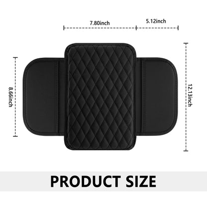 Stacool Car Center Console Cover with Storage Bags Black